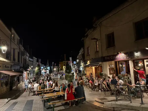 Terrasses d'Aubigny de nuit