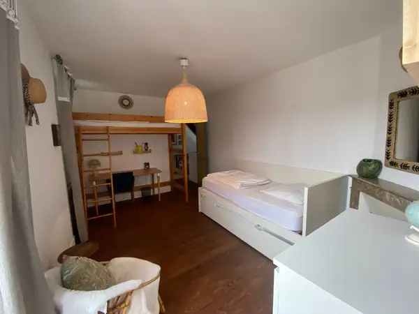 Chambre enfants avec mezzanine