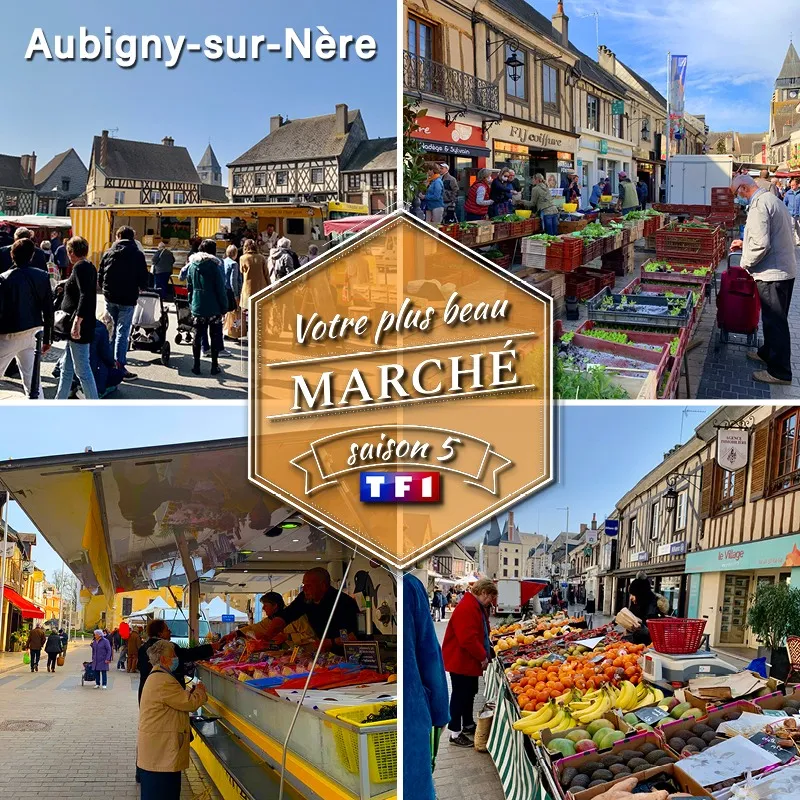 Marché d'Aubigny élu parmi les plus beaux de France - TF1